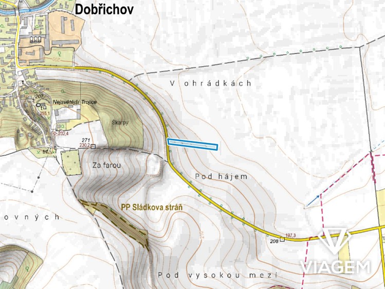 Grundstück zum Kauf, 1.228 m² (3 von 4)