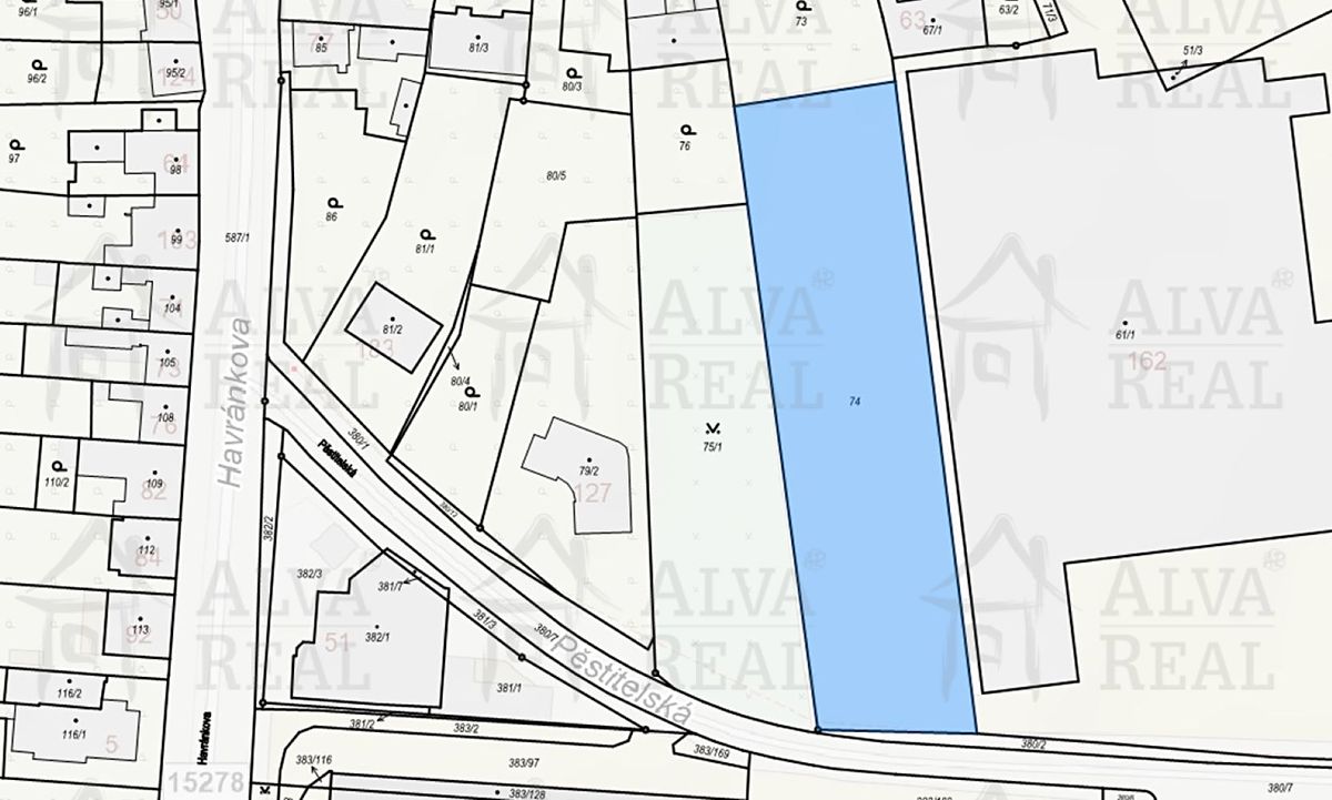 Prodej komerčního pozemku 1500 m² – fotografie 3
