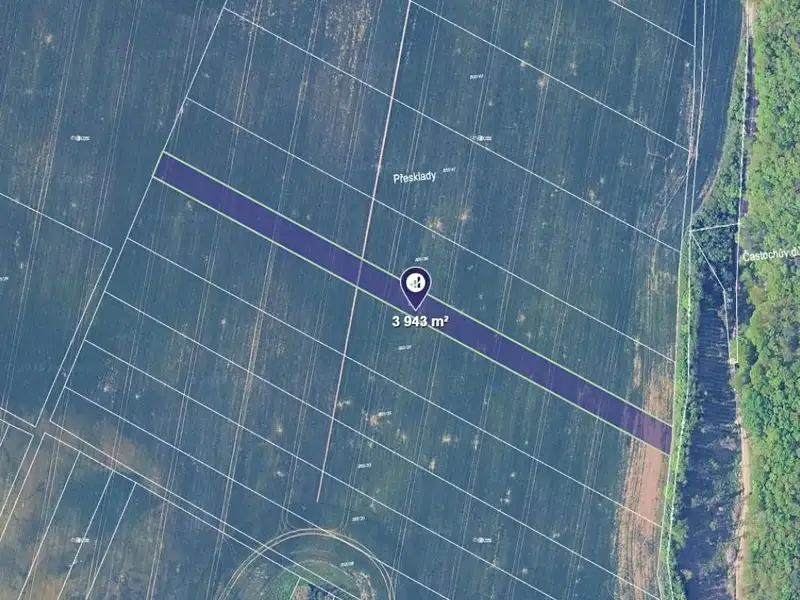 Prodej pole 3943 m², Čebín – náhled fotky 1