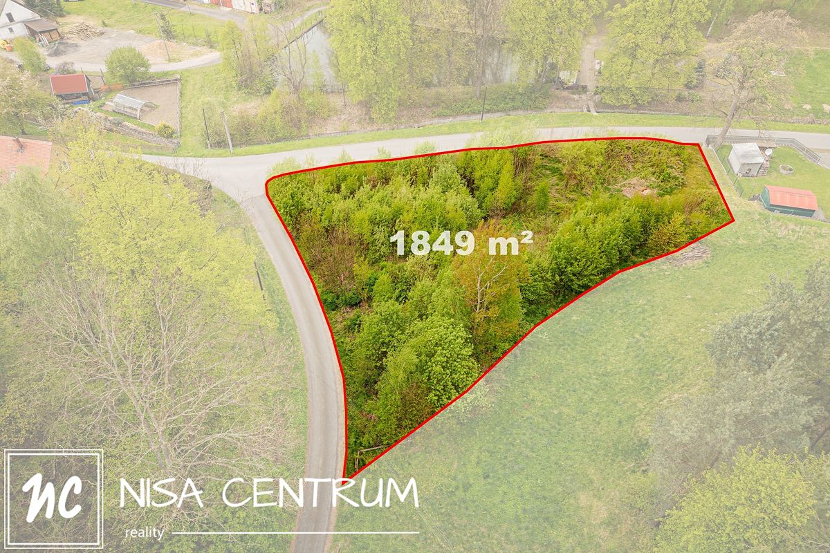 Prodej stavebního pozemku 1849 m² – fotografie 2