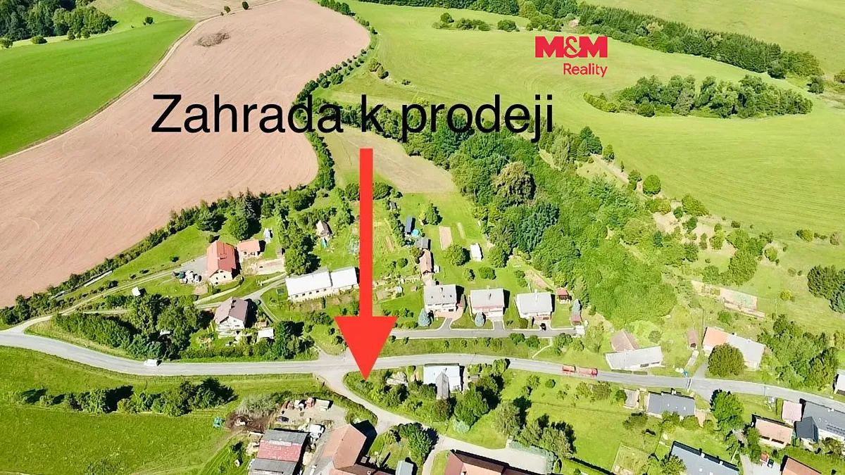 Prodej zahrady 491 m²