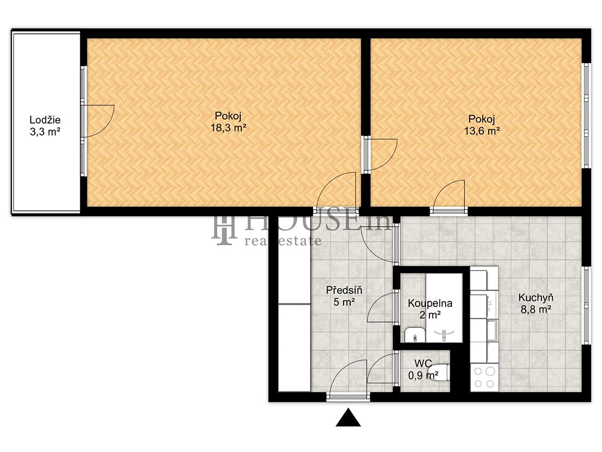 Prodej bytu 2+1 49 m² – fotografie 4