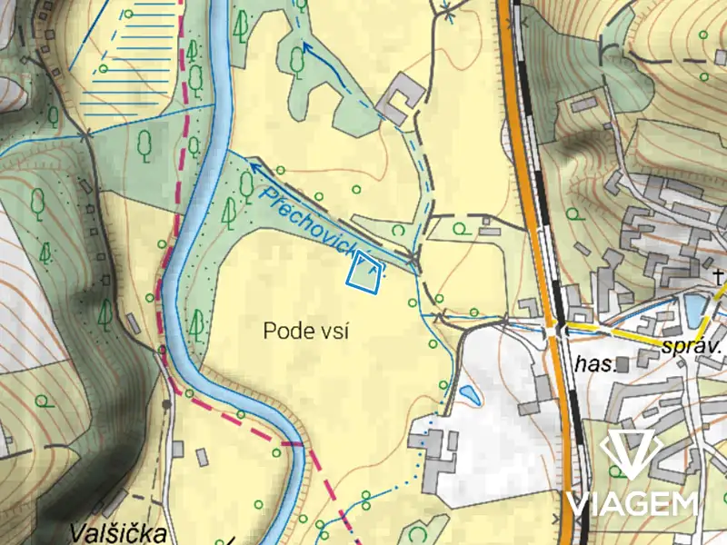 Prodej pole 704 m², Přechovice – náhled fotky 3