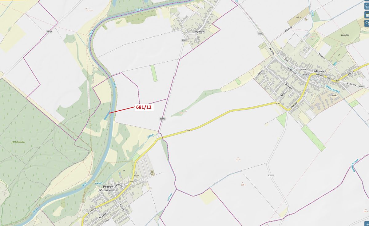 Dražba lesa 1519 m², Přerov – fotka 1 z 3