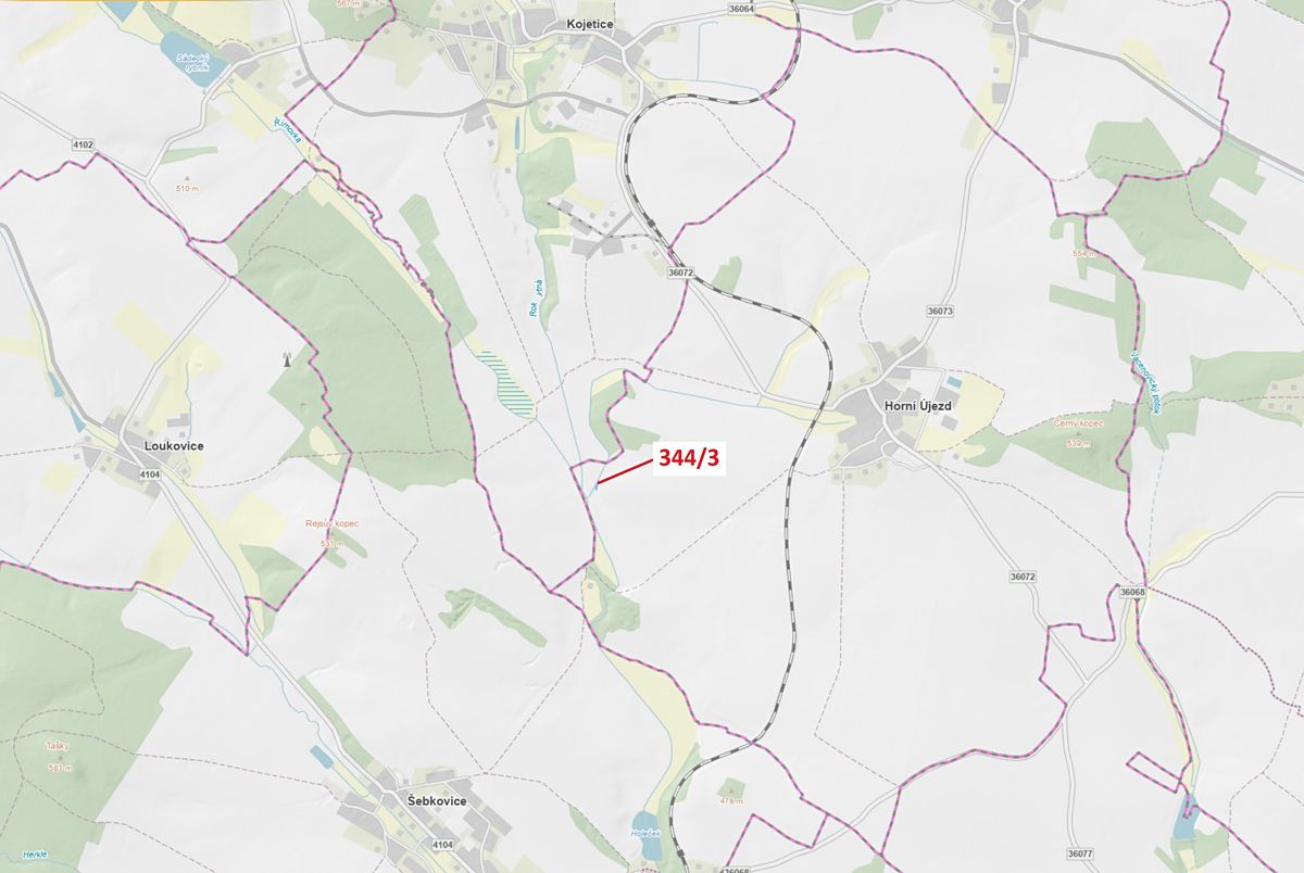 Dražba lesa 264 m², Horní Újezd – fotka 1 z 3