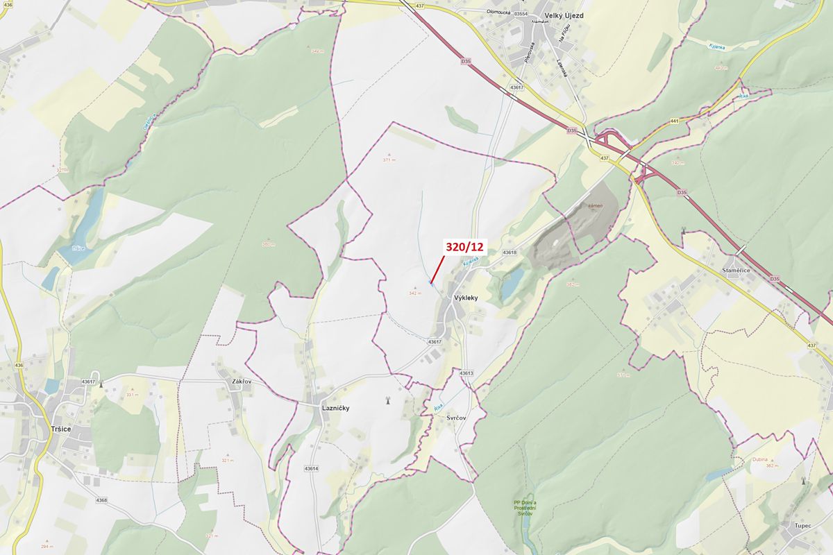 Dražba lesa 1024 m², Výkleky – fotka 1 z 3