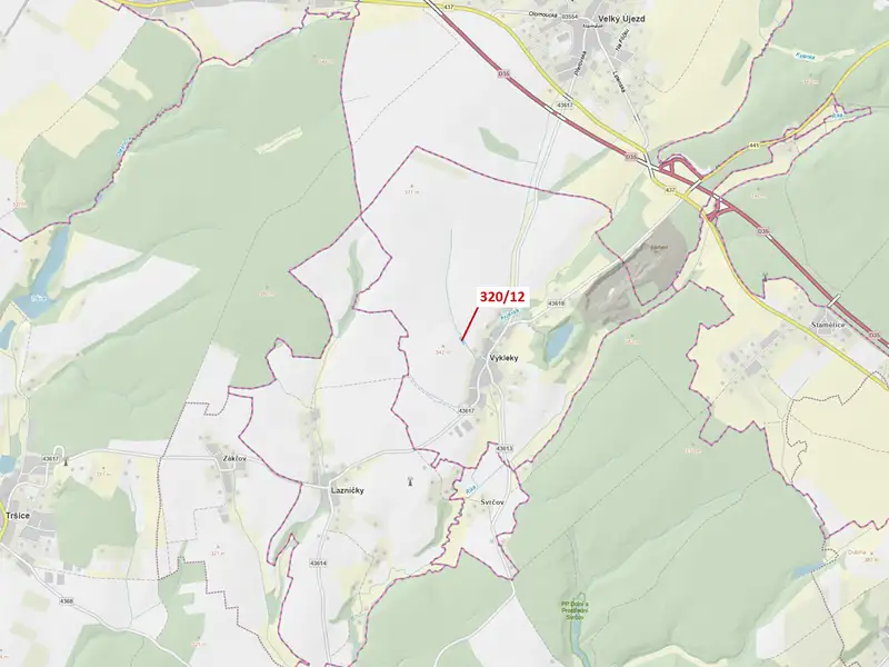 Dražba lesa 1024 m², Výkleky – náhled fotky 1