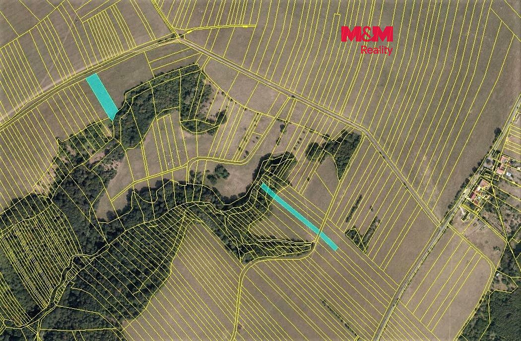 Prodej pole 1189 m², Kelníky – fotka 1 z 3