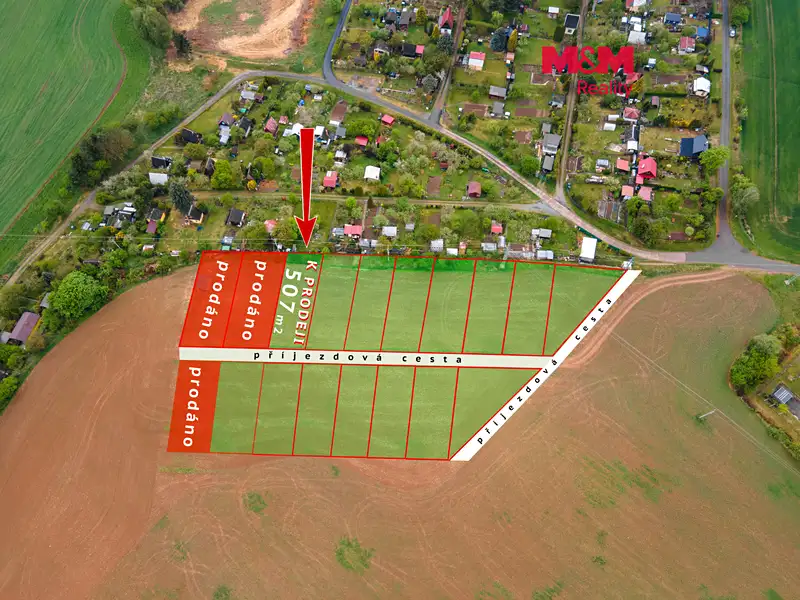 Prodej pole 507 m², Moravská Třebová – náhled fotky 1