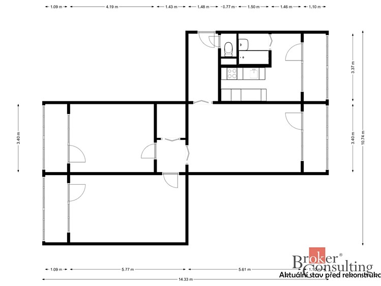 Квартира 3+1 на продаж, 79 м² (21 з 35)