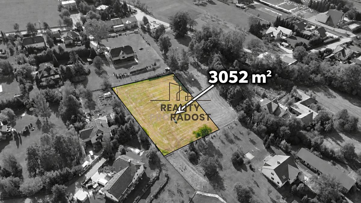 Prodej stavebního pozemku 3052 m²