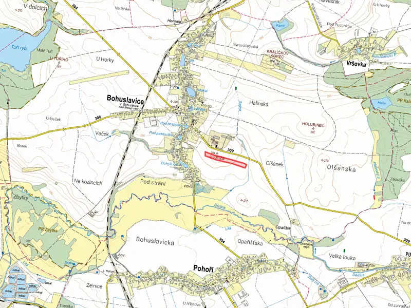 Prodej pole 30354 m², Bohuslavice – náhled fotky 3