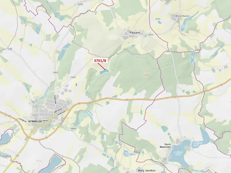 Dražba louky 11093 m², Strmilov – náhled fotky 1