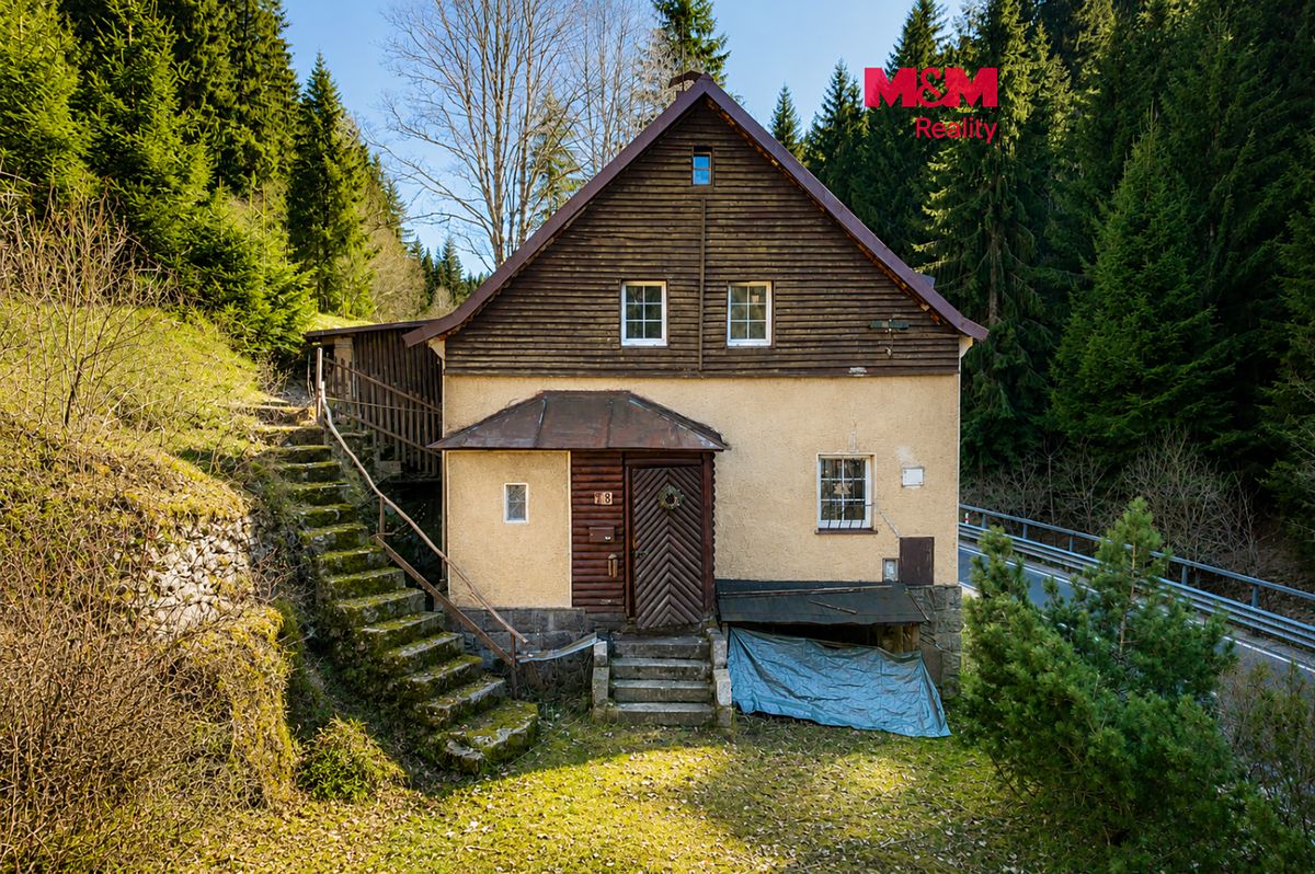 Prodej chaty 110 m², pozemek 623 m², Potůčky – fotka 1 z 3