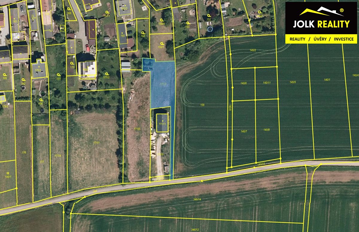 Prodej stavebního pozemku 1239 m² – fotografie 3