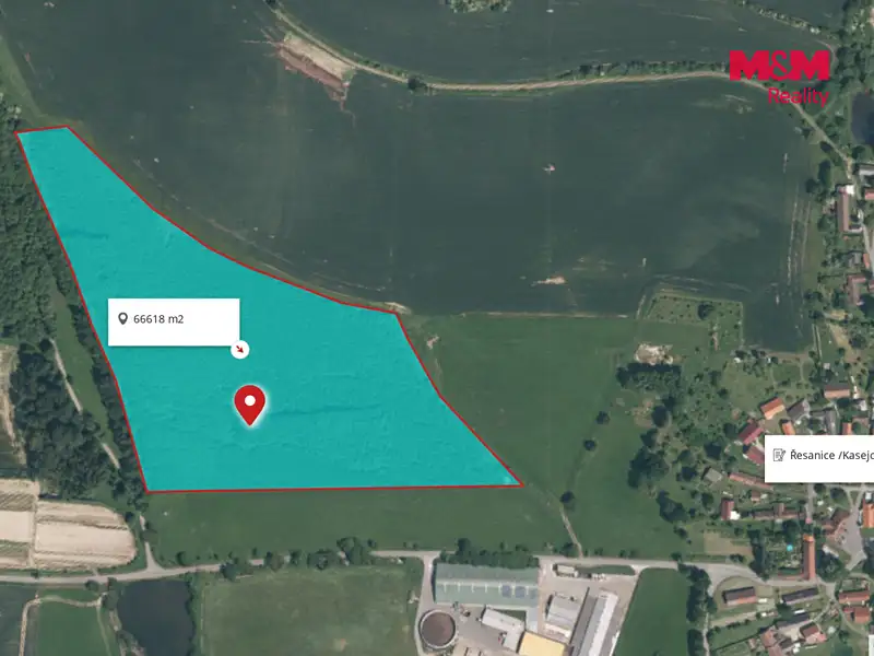 Prodej pole 68442 m², Kasejovice – náhled fotky 2