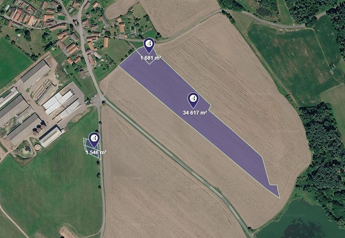 Prodej pole 192872 m²