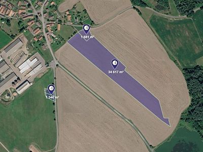 Prodej pole 192872 m²