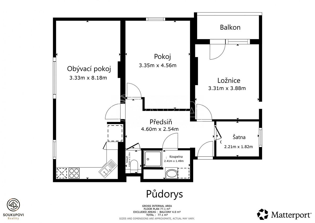 Prodej bytu 3+kk 81 m² – fotografie 4
