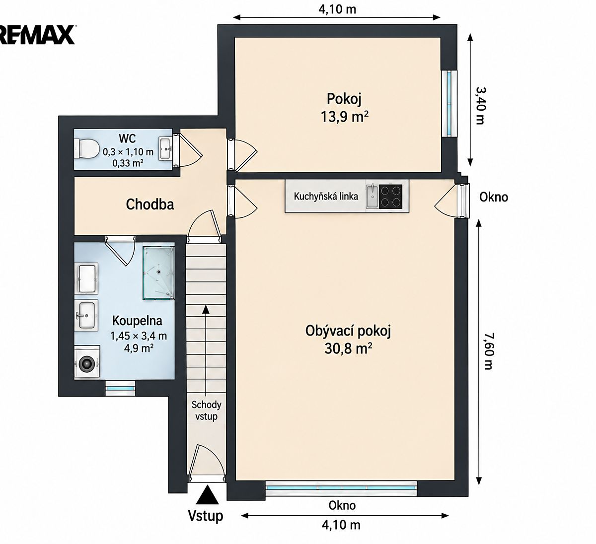 Prodej rodinného domu 60 m², pozemek 144 m² – fotografie 5