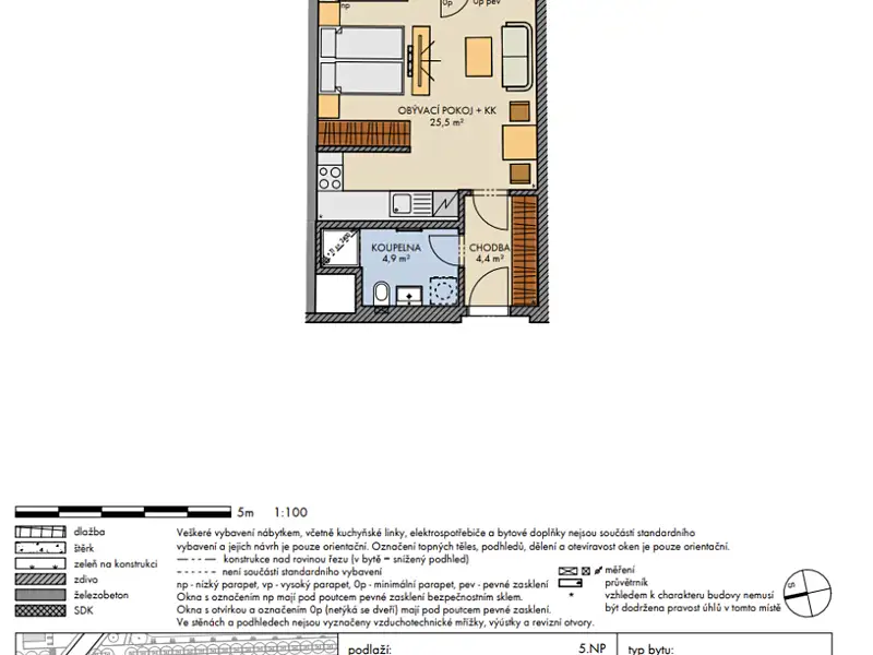Prodej bytu 1+kk 36 m², Praha – náhled fotky 2