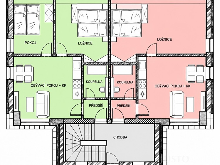 Pronájem bytu 3+kk, 50 m² (24 z 32)