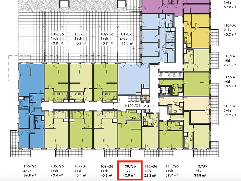 Prodej bytu 1+kk 40 m², Praha – náhled fotky 3