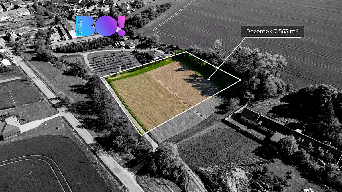 Prodej stavebního pozemku 7563 m², Zástřizly – fotka 1 z 3