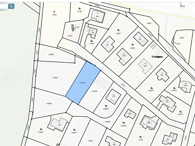 Prodej stavebního pozemku 1111 m², Bukovany – náhled fotky 3