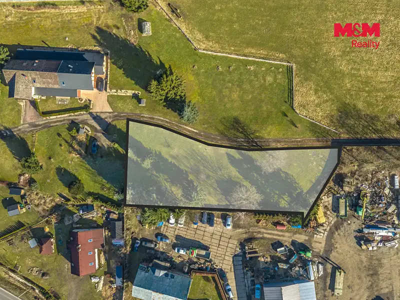Prodej stavebního pozemku 1698 m², Horní Habartice – náhled fotky 3