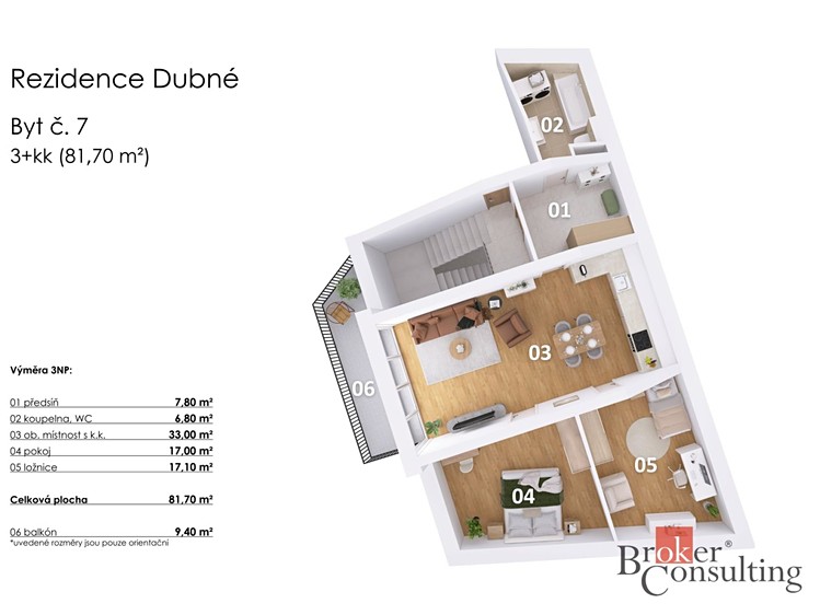 Wohnung 3+kk zum Kauf, 82 m² (2 von 24)