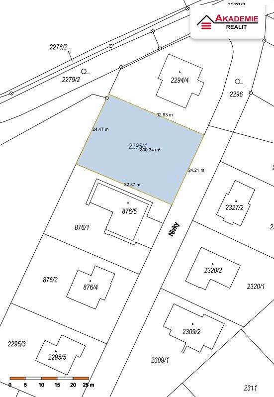 Prodej stavebního pozemku 801 m² – fotografie 4