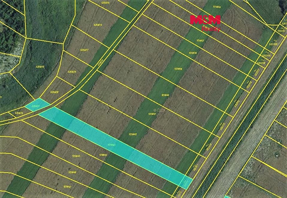 Prodej pole 1811 m², Bzenec – fotka 1 z 3