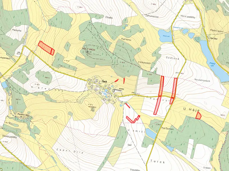 Prodej louky 53523 m², Volfířov – náhled fotky 3