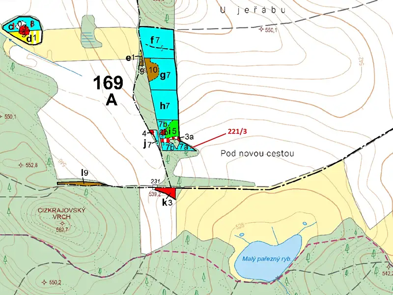 Dražba lesa 1109 m², Peč – náhled fotky 3
