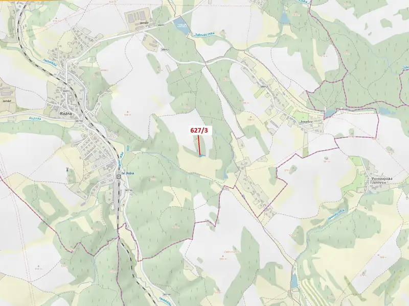 Dražba lesa 594 m², Rožná – náhled fotky 1