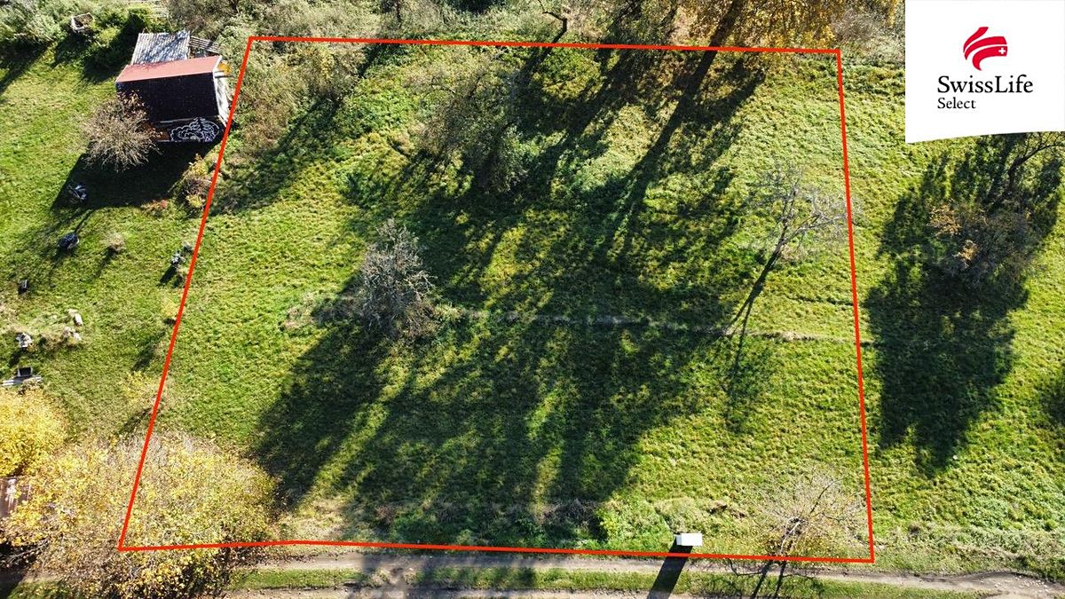 Prodej stavebního pozemku 1442 m², Struhařov – fotka 1 z 3