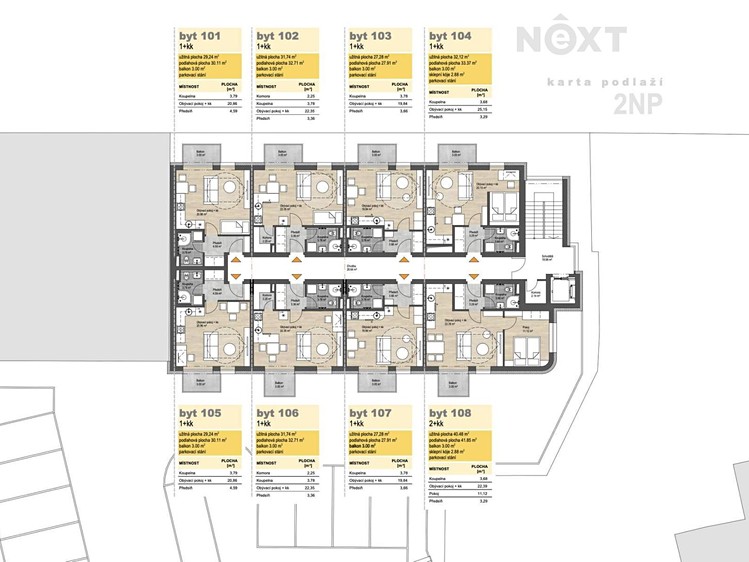 Квартира 1+kk на продаж, 33 м² (16 з 16)