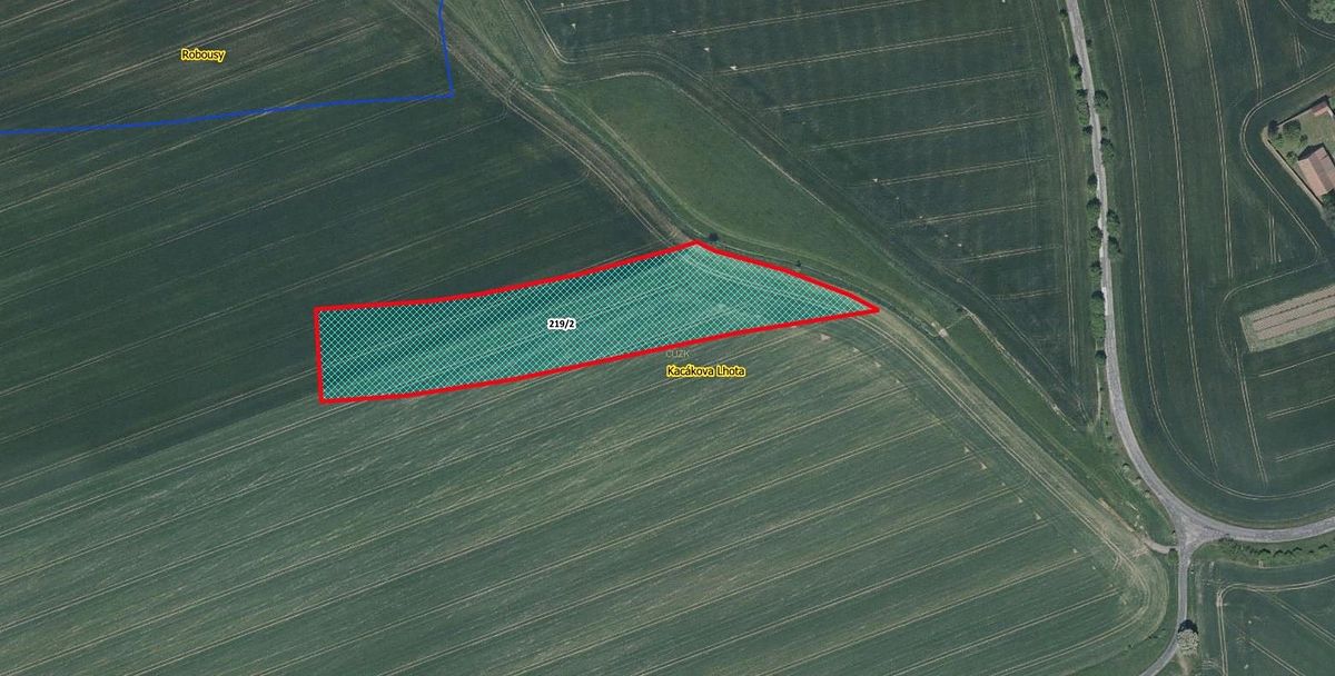 Prodej pole 12617 m², Kacákova Lhota – fotka 1 z 3