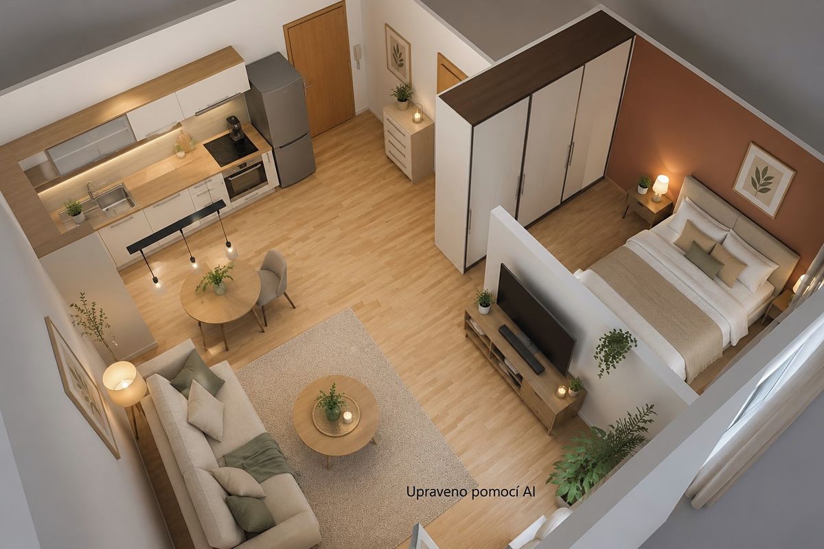 Pronájem bytu 1+kk 42 m² – fotografie 3