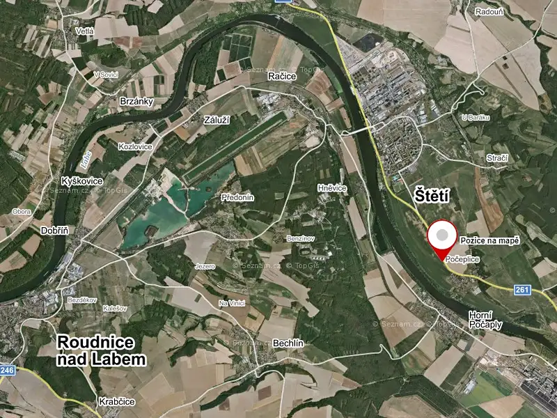 Prodej pole 14700 m², Štětí – náhled fotky 3