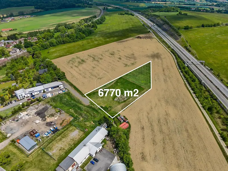 Prodej komerčního pozemku 6770 m², Sudoměřice u Tábora – náhled fotky 1
