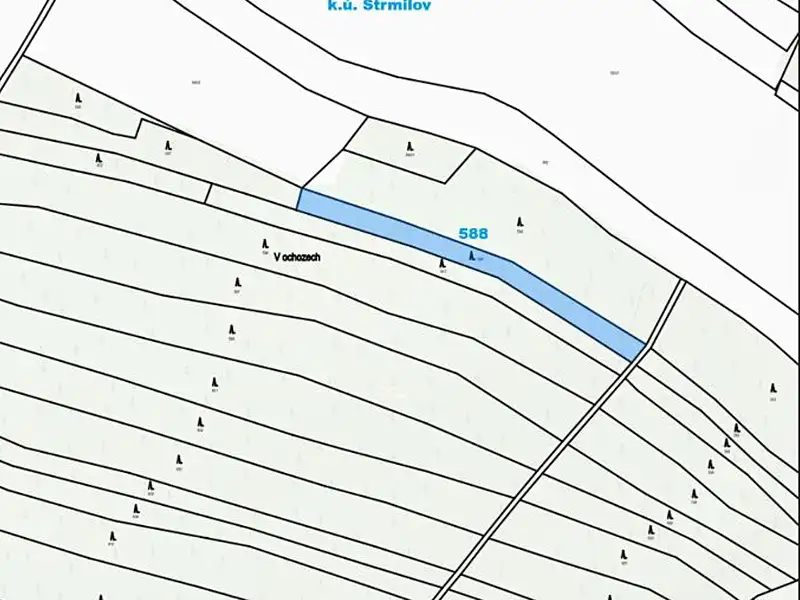 Prodej lesa 2392 m², Strmilov – náhled fotky 3