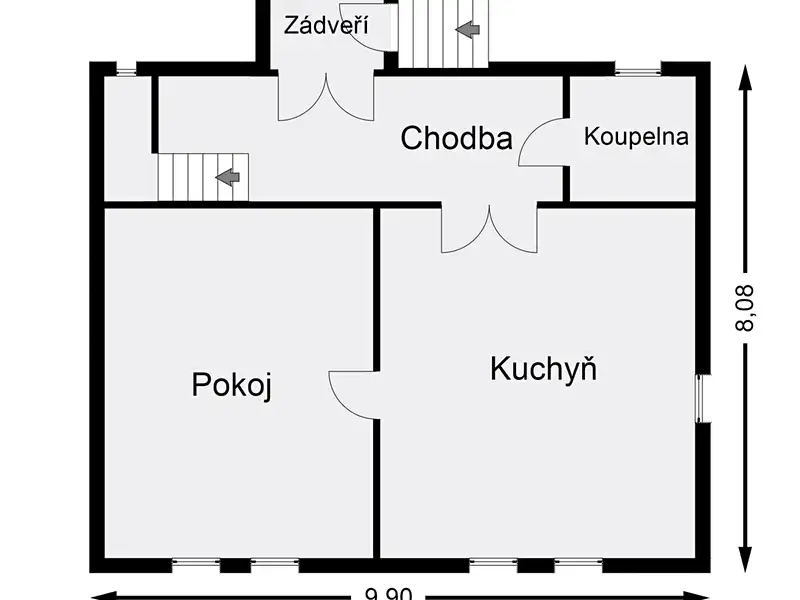 Prodej rodinného domu 150 m², pozemek 253 m², Úpice – náhled fotky 2