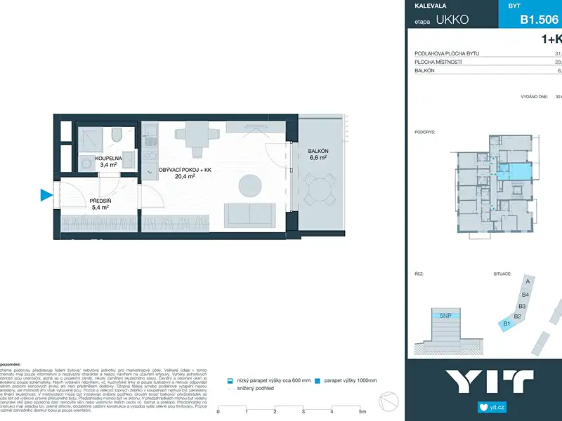 Prodej bytu 1+kk 29 m², Brno – náhled fotky 2