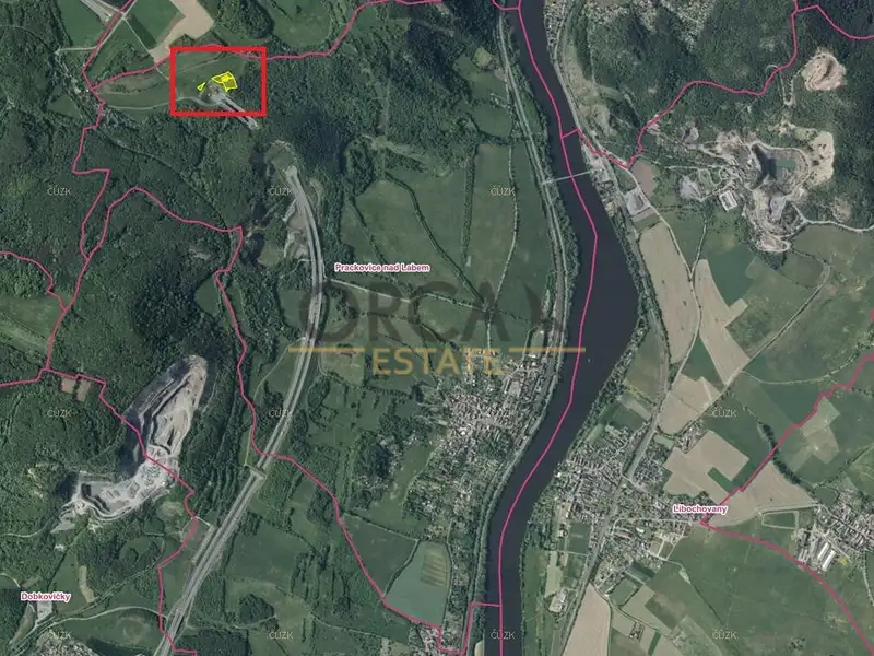 Prodej komerčního pozemku 5155 m², Prackovice nad Labem – náhled fotky 3