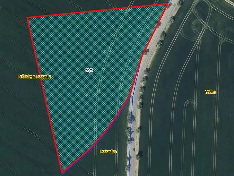 Prodej pole 16077 m², Podsedice – náhled fotky 1