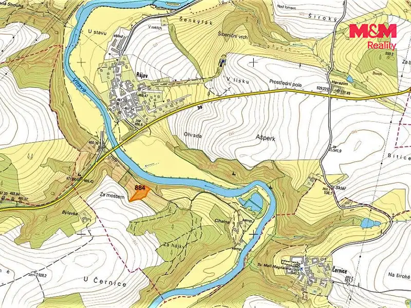 Prodej louky 4696 m², Zlatá Koruna – náhled fotky 2
