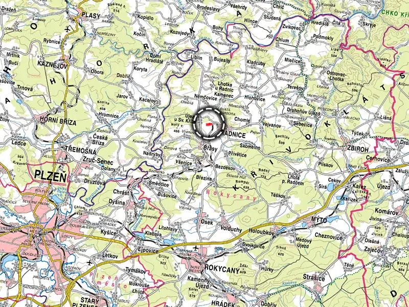 Prodej louky 34791 m², Radnice – náhled fotky 3