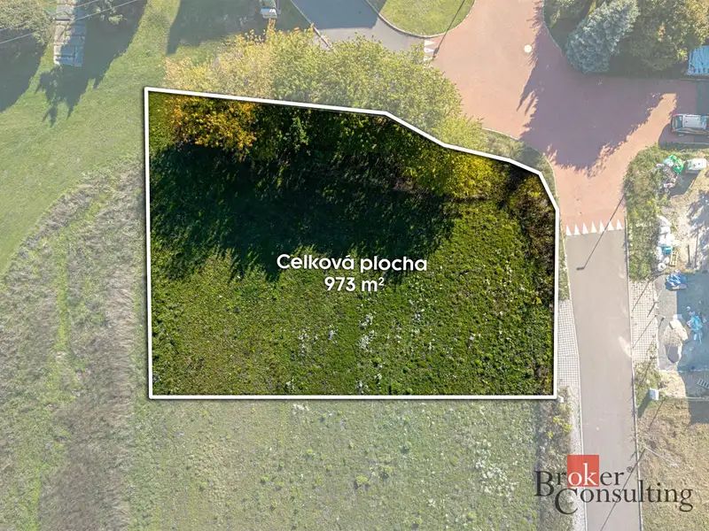 Prodej stavebního pozemku 973 m², Domašov u Šternberka – náhled fotky 2